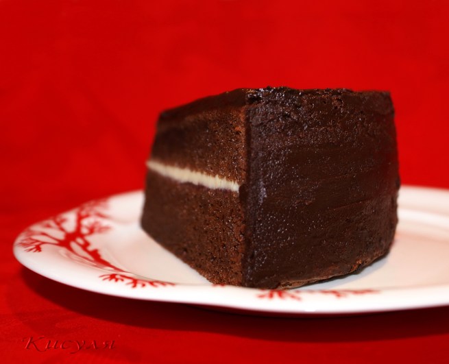 Шоколадный французский торт 